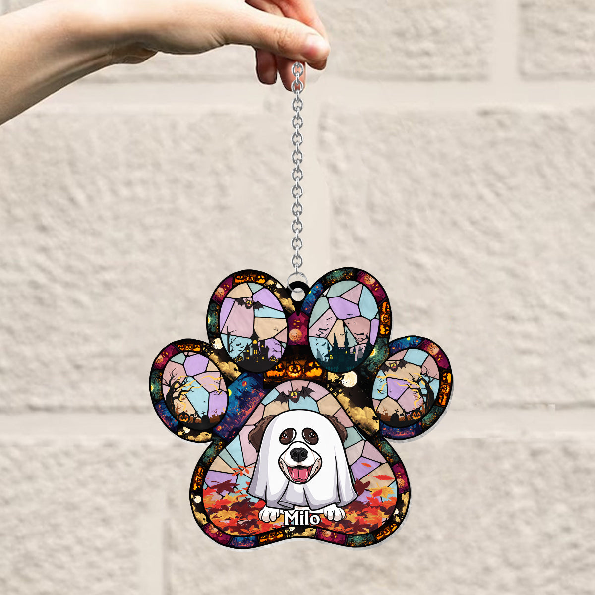 Hope You Like Dogs - Personalized Dog Window Hanging Suncatcher Ornament
