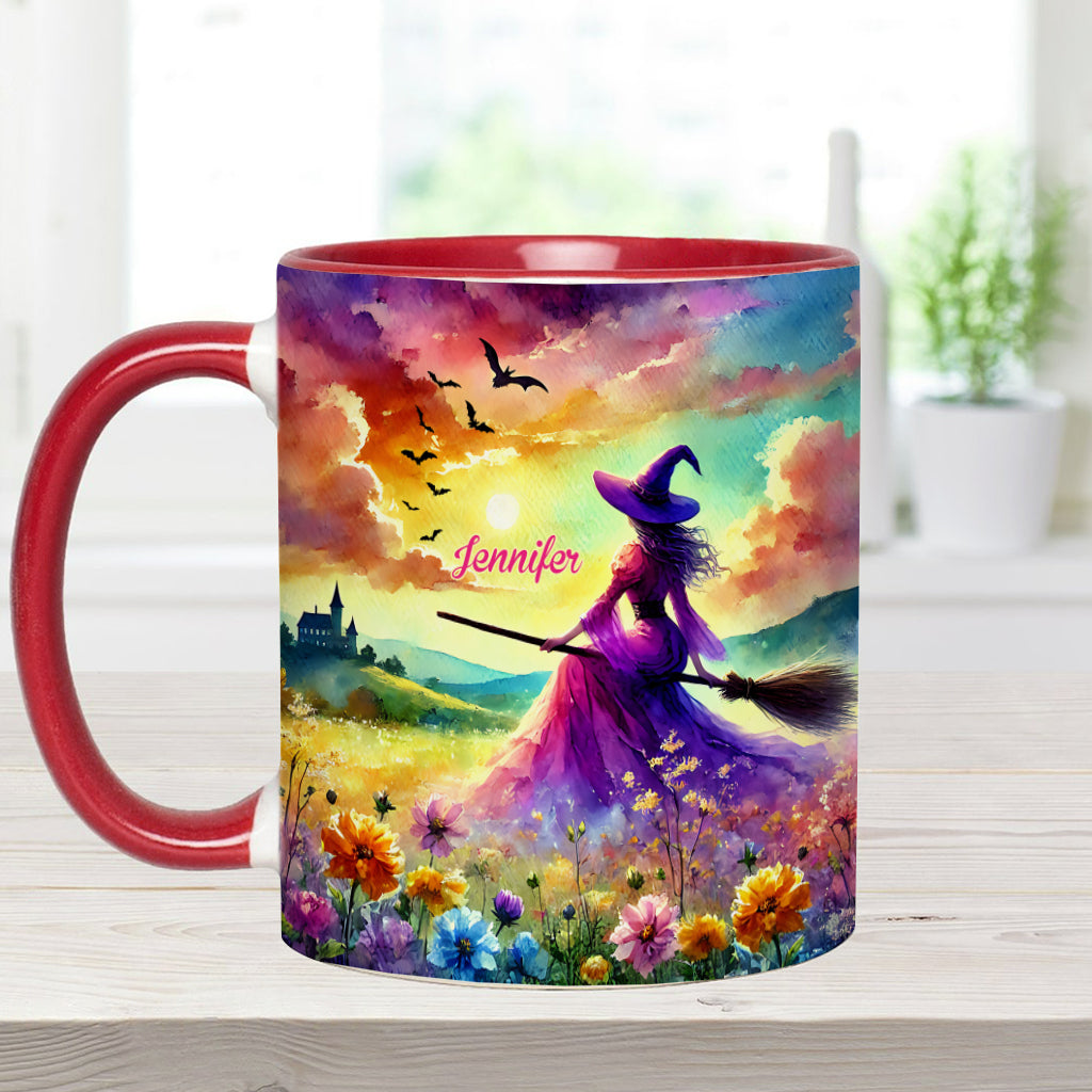 Beautiful Witch - Personalized Witch Accent Mug