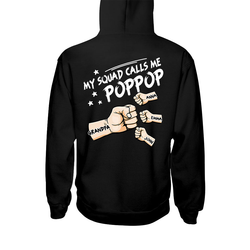My Squad Calls Me Poppop - Personalized Grandpa T-shirt and Hoodie