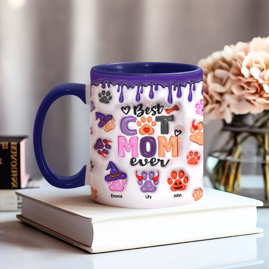 Die beste Hundemama, Katzenmama, Hundepapa, Katzenpapa aller Zeiten – personalisierte Tasse mit Hundemotiv