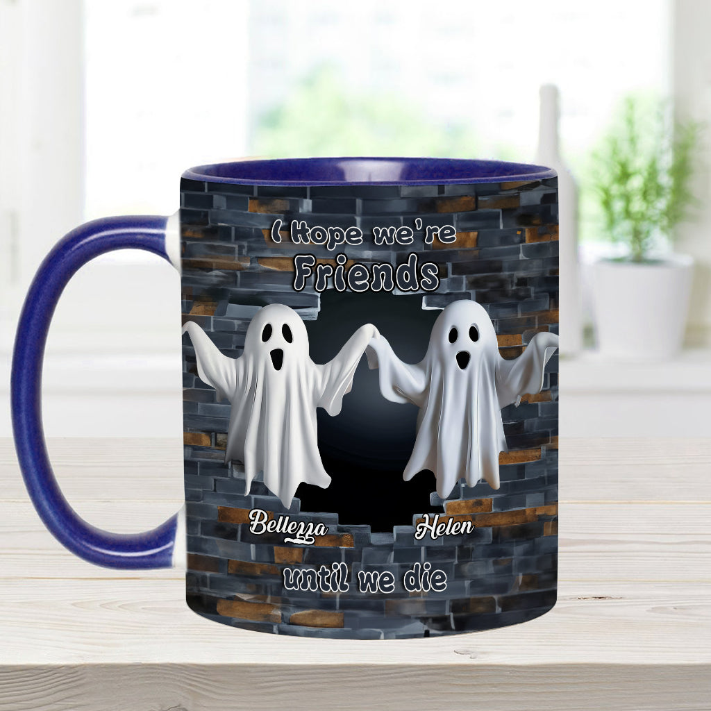 Ghost Friends - Personalized Bestie Accent Mug