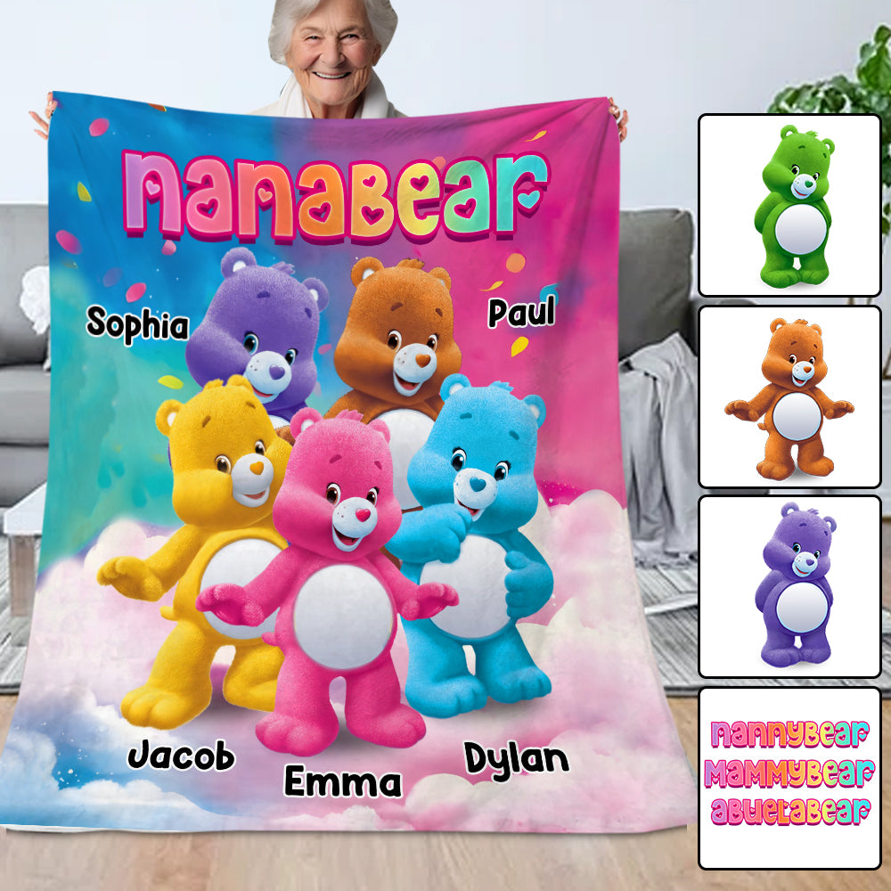 Nanabear - Personalized Grandma Blanket