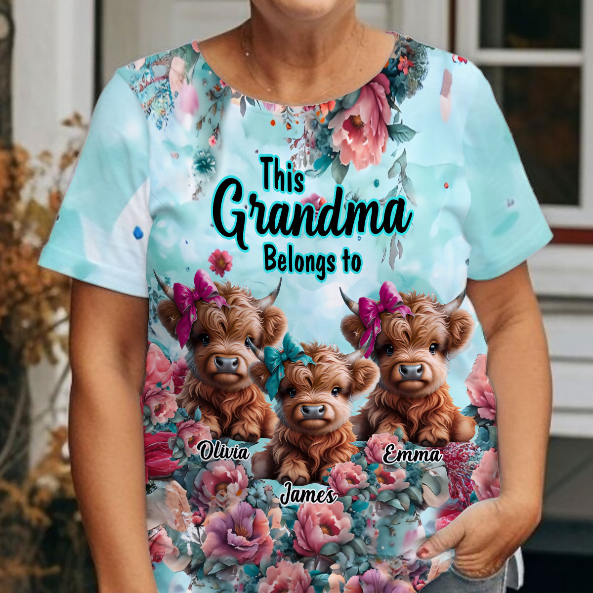 Dieses personalisierte T-Shirt gehört Oma