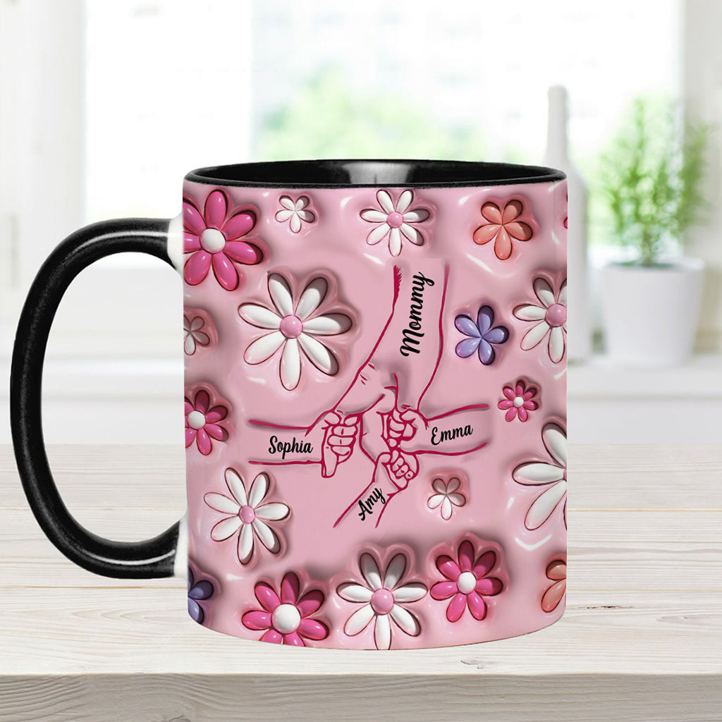 Holding Hands - Personalized Mother Accent Mug
