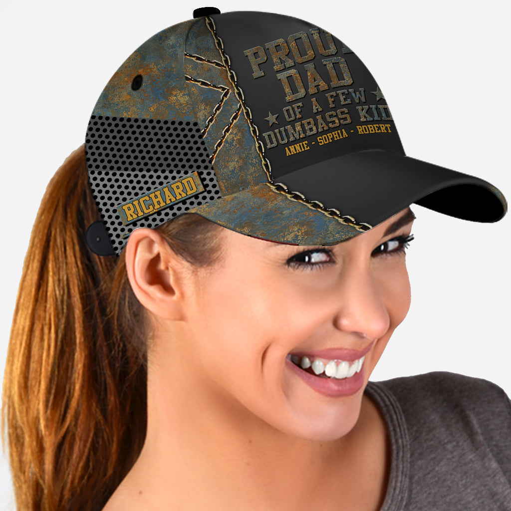Proud Dad - Personalized Father Classic Cap