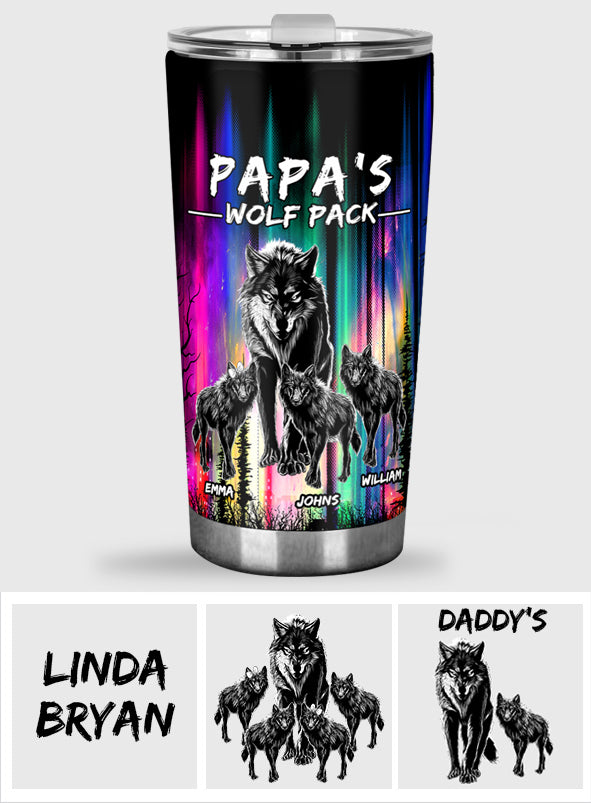 Papa Wolf - Personalized Father Tumbler