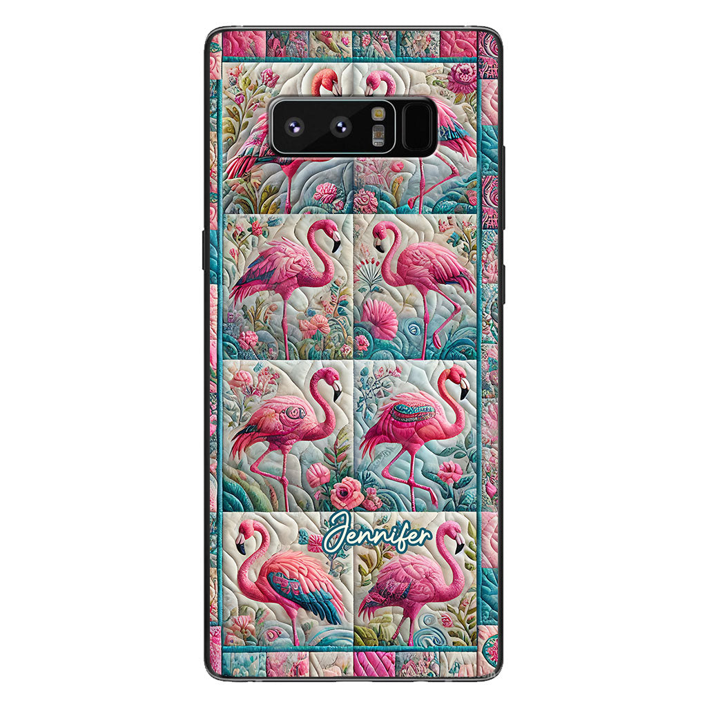 Vintage Flamingo - Personalized Flamingo Phone Case
