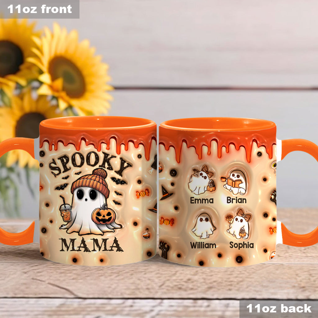 Halloween Boo Jee Mama - Personalized Mother Accent Mug