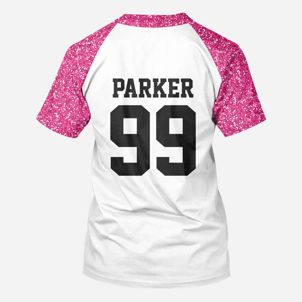 Football Mom Croquette - Personalisiertes Football-Shirt