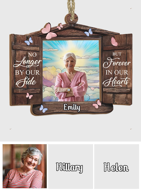 Never Forgotten - Personalized Memorial 2 Layered Window Hanging Suncatcher