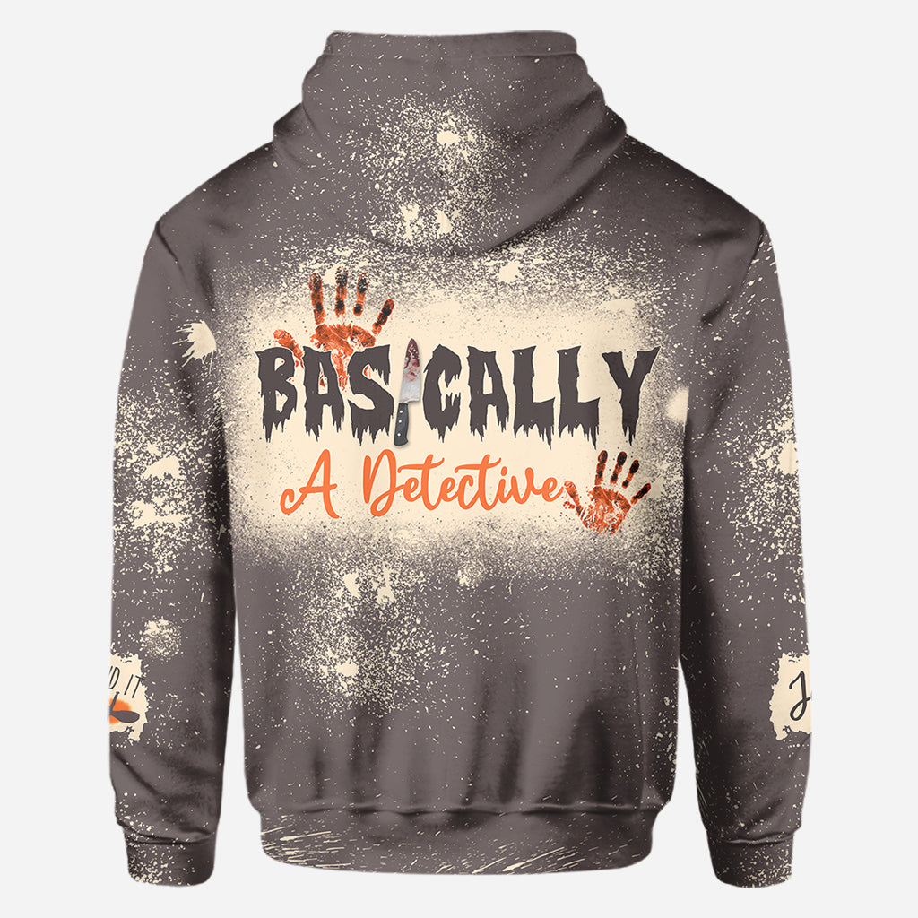 Basically A Detective - Personalized All Over Shirt