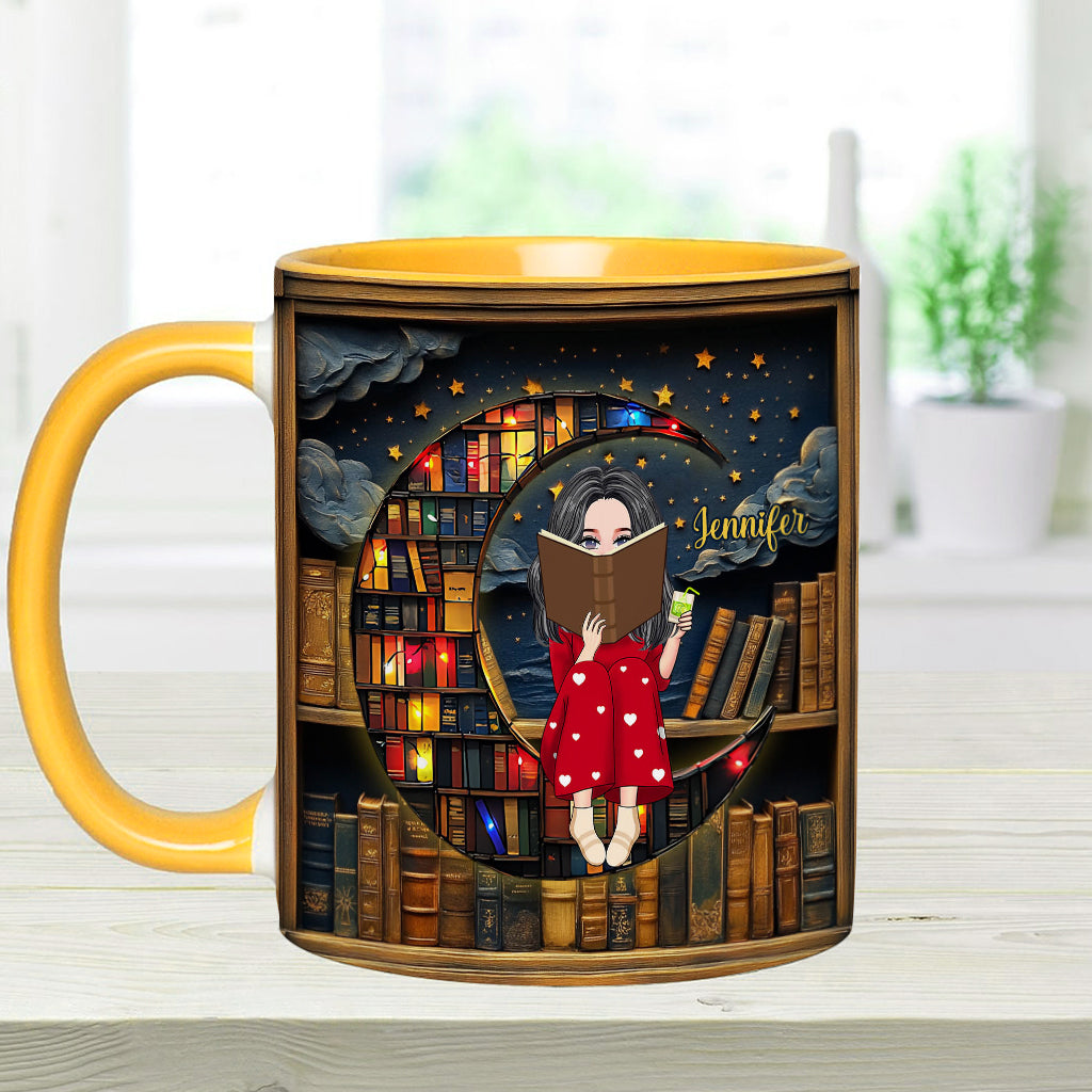 Mug personnalisé « Juste une fille qui aime les livres »