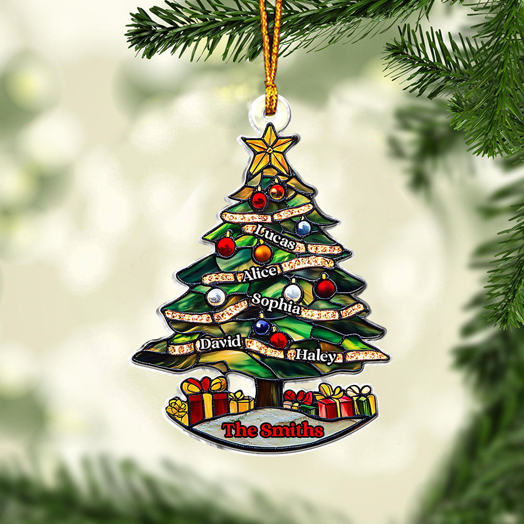 Frohe Weihnachten – Personalisierter, individuell geformter Familienschmuck