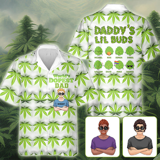 Dopest Dad Ever - Personalized Father Hawaiian Shirt