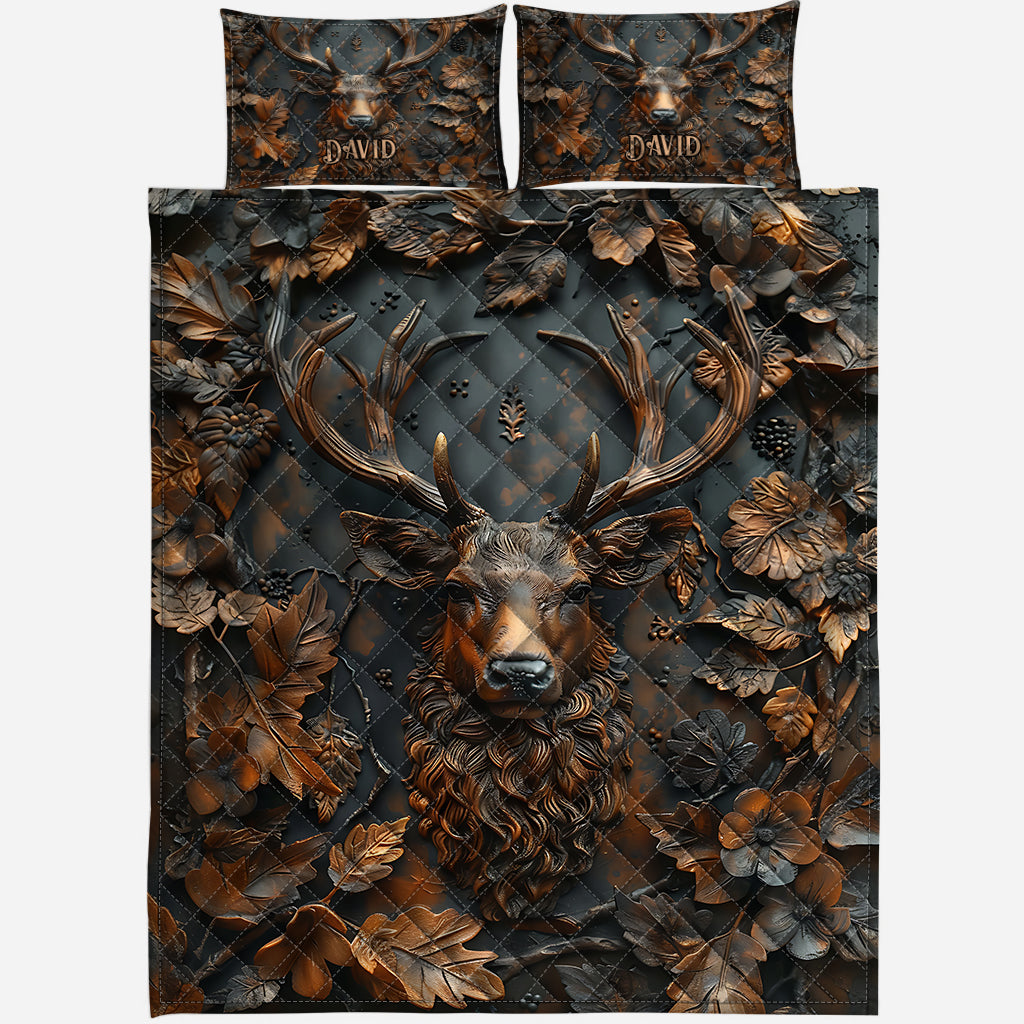 Cool Deer - Personalisiertes Jagd-Bettdecken-Set