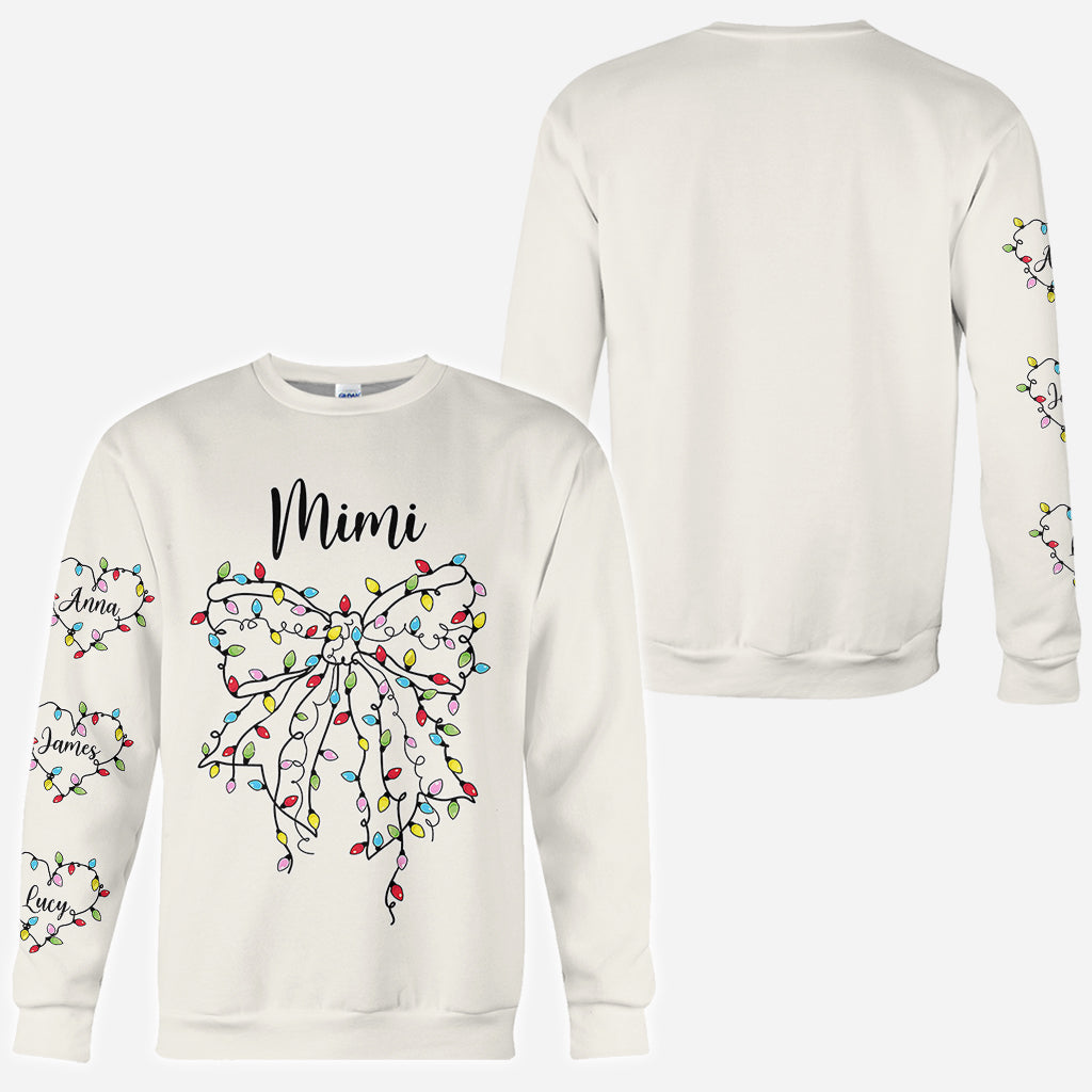 Noël de grand-mère - T-shirt personnalisé pour grand-mère