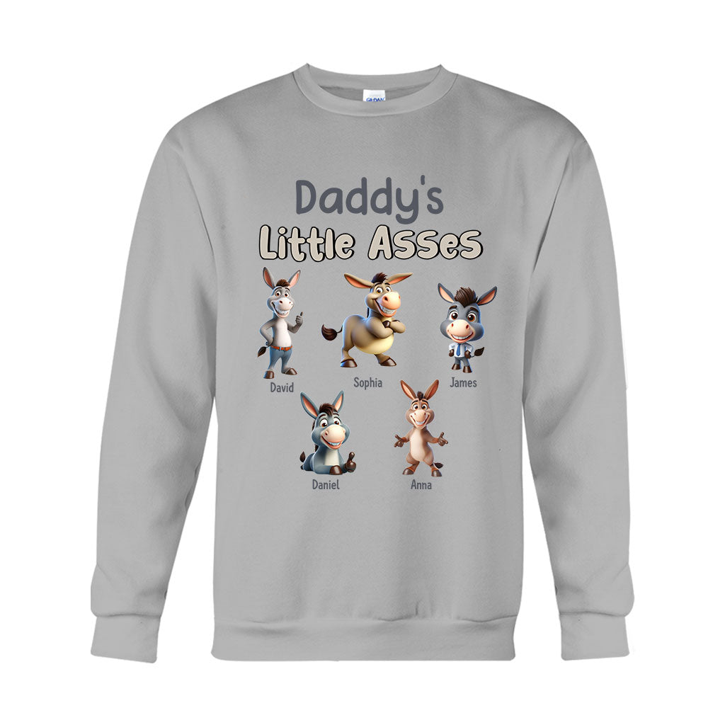 Daddy's Little Cuties - Personalized Father T-shirt And Hoodie