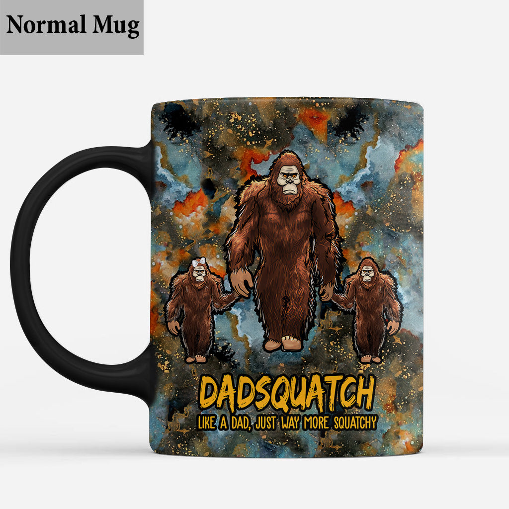 Dadsquatch More Squatchy - Personalized Father Mug