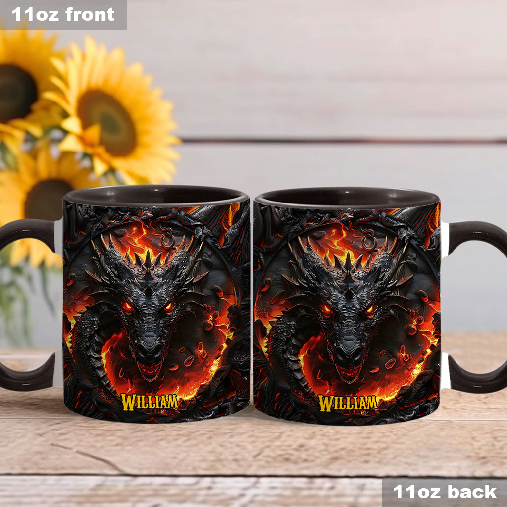 Love Dragons - Personalized Dragon Accent Mug