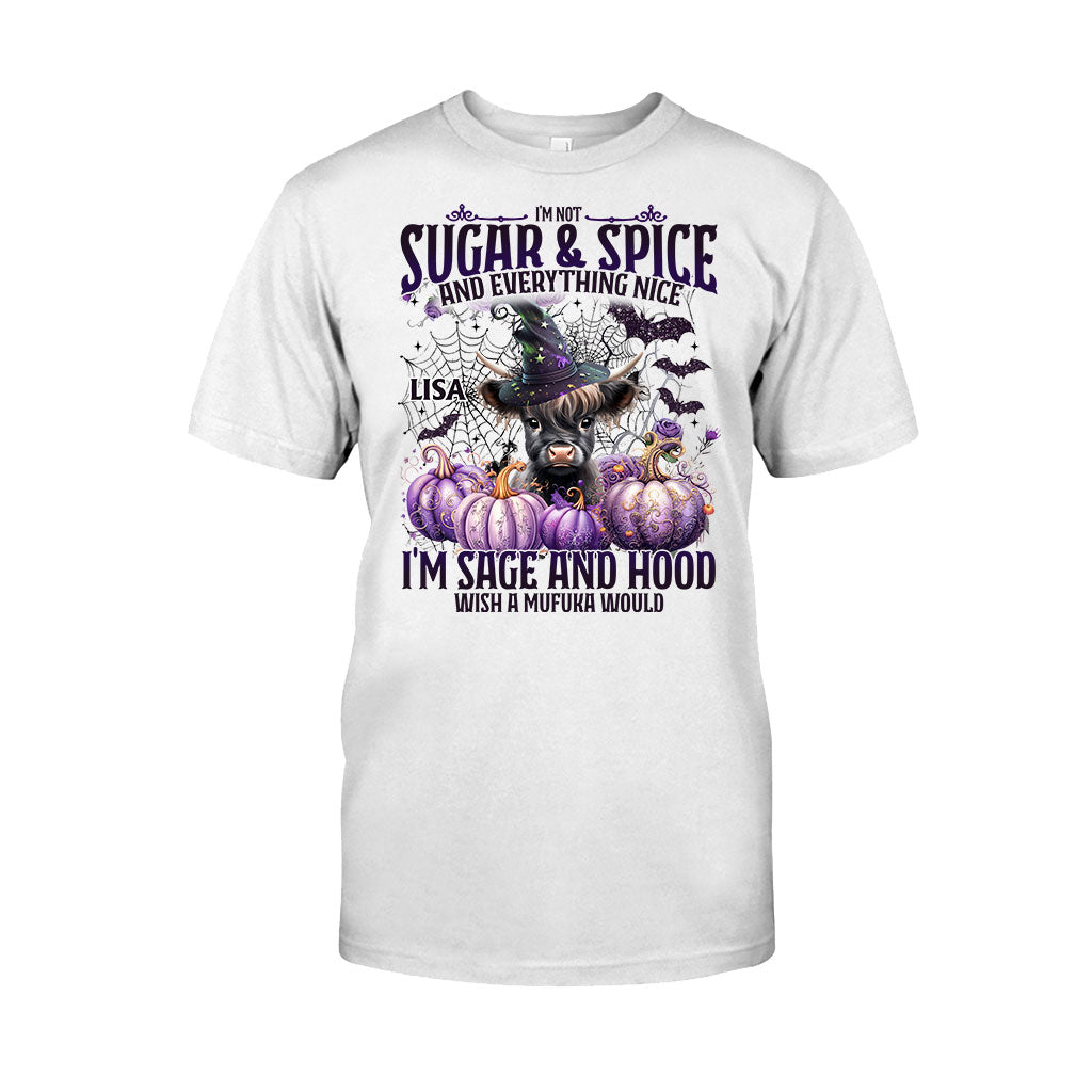 Ich bin nicht Zucker und Gewürze und alles Nette - Personalisiertes T-Shirt und Hoodie