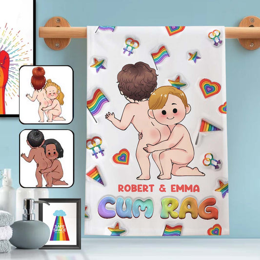 Cum Rag - Personalized LGBT Support Towel