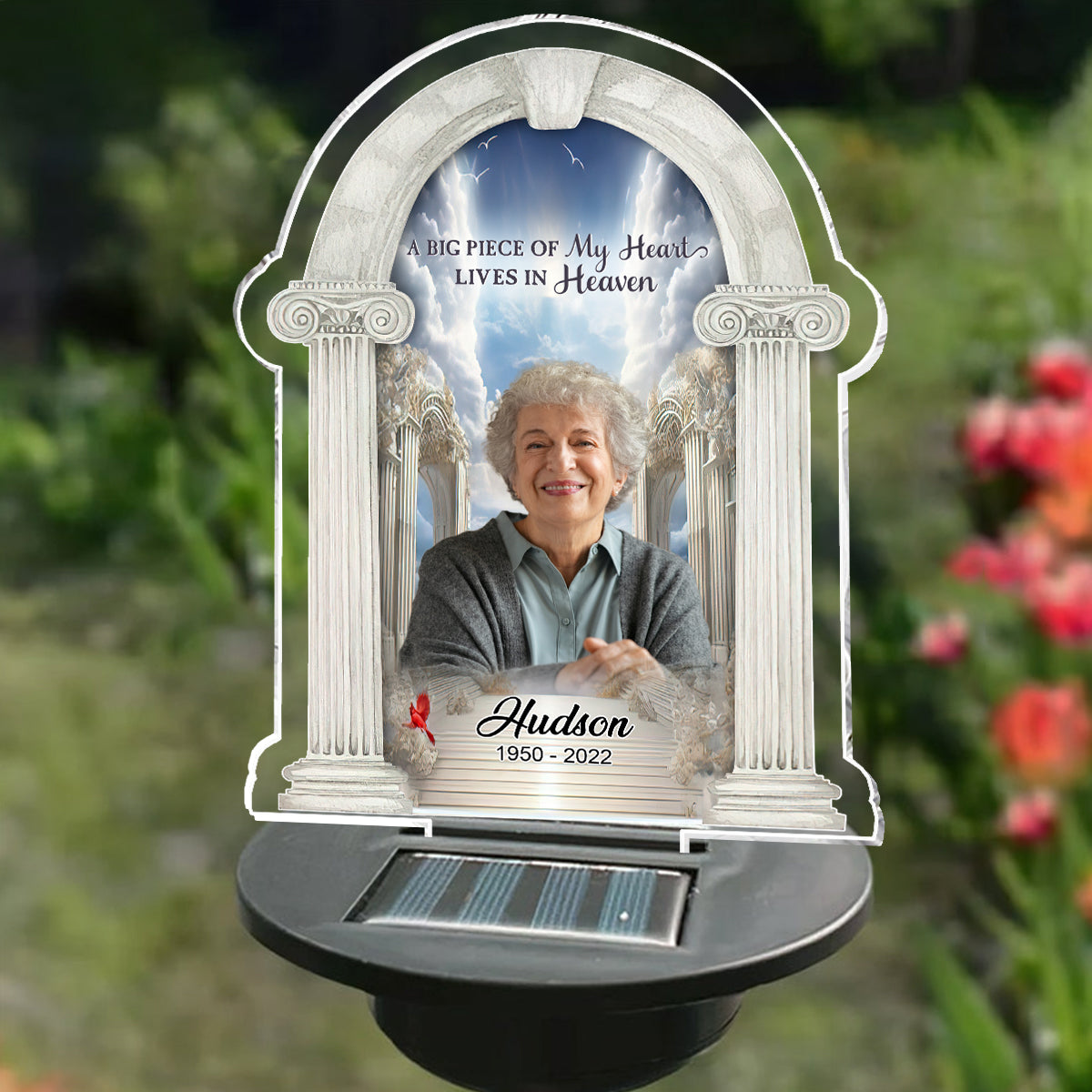 In Loving Memory - Personalized Memorial Garden Solar Light