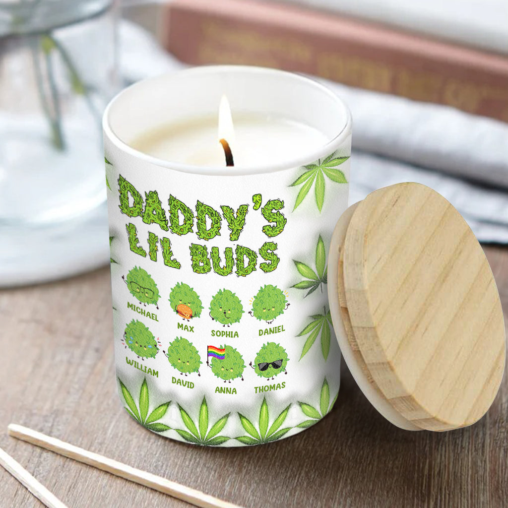 Dopest Dad Ever - Personalized Father Candle With Wooden Lid