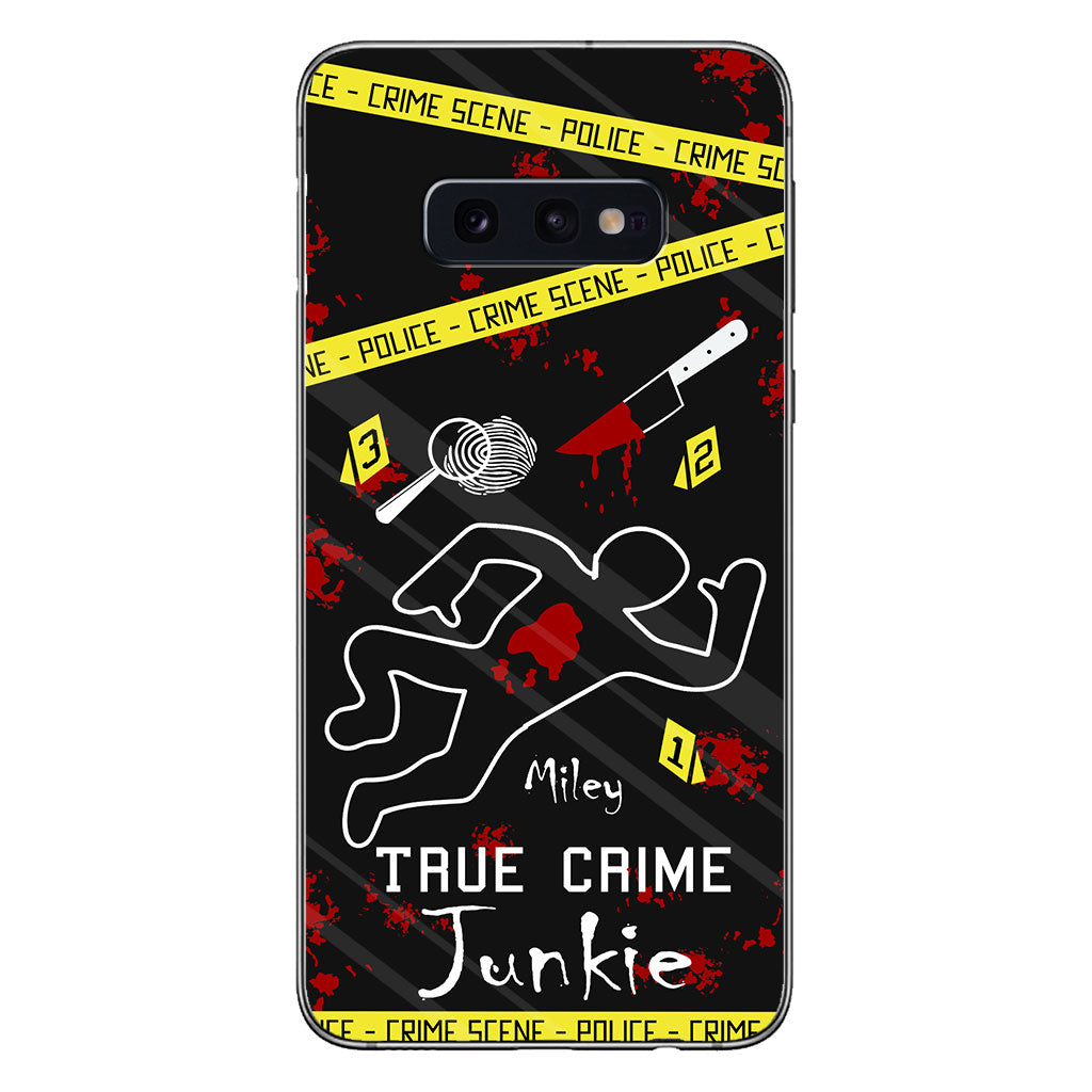 True Crime Junkie – Personalisierte Handyhülle