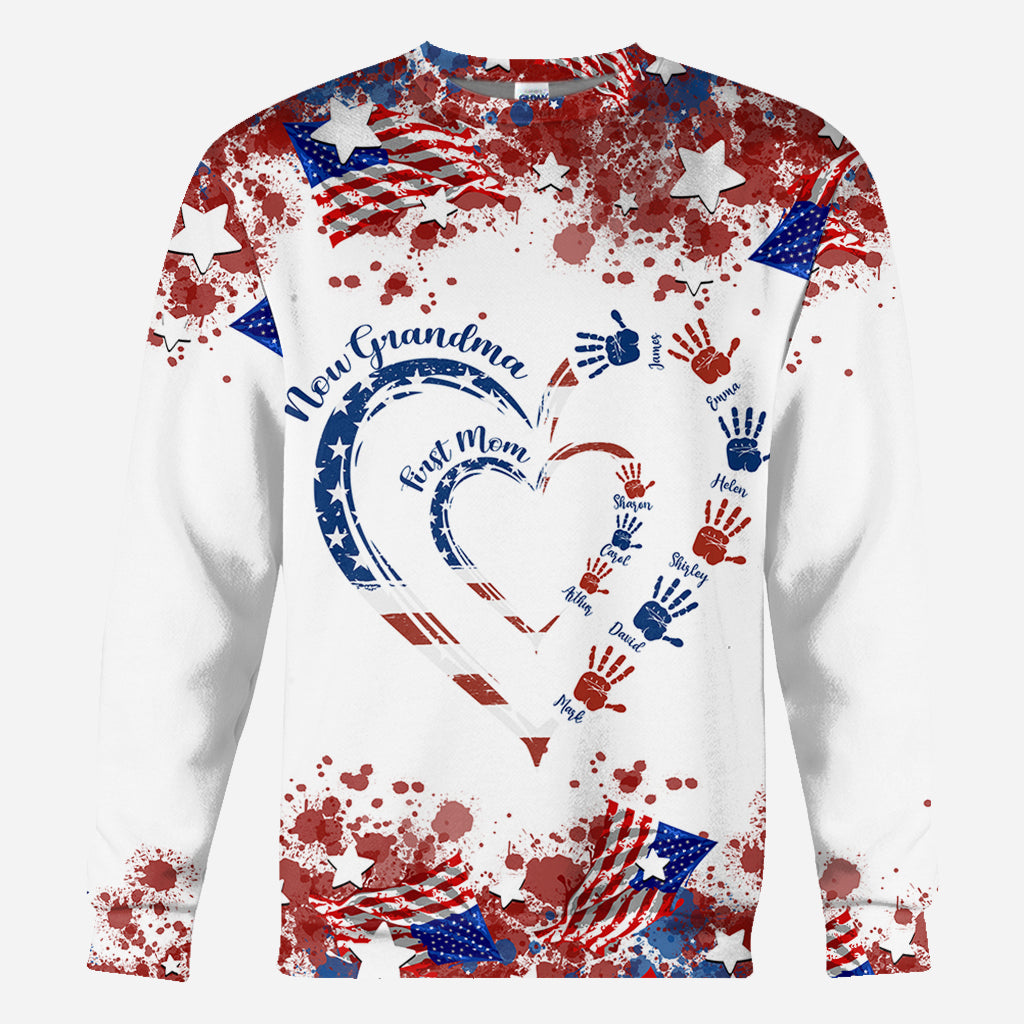 Erst Mama, jetzt Opa – personalisiertes Oma-Shirt