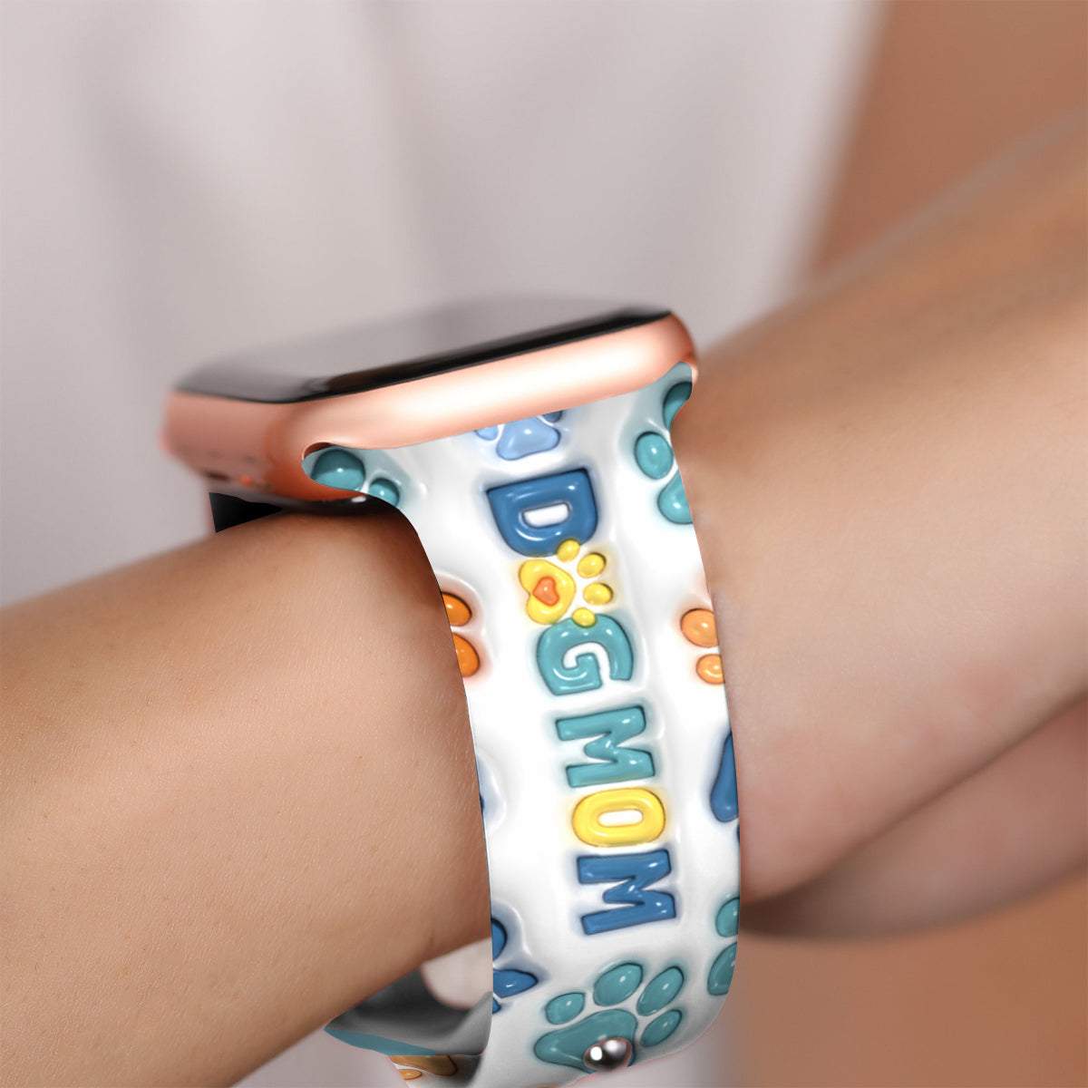 Der beste Hunde-Papa/die beste Hunde-Mama aller Zeiten – personalisiertes Apple Watch-Armband für Hunde