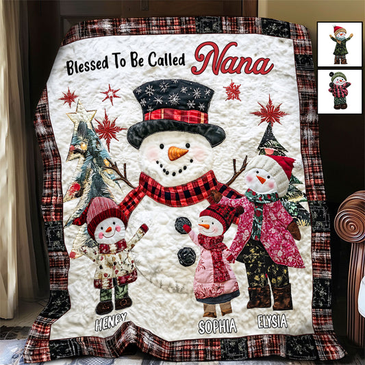 Nana Grandma Gigi - Personalized Grandma Quilt