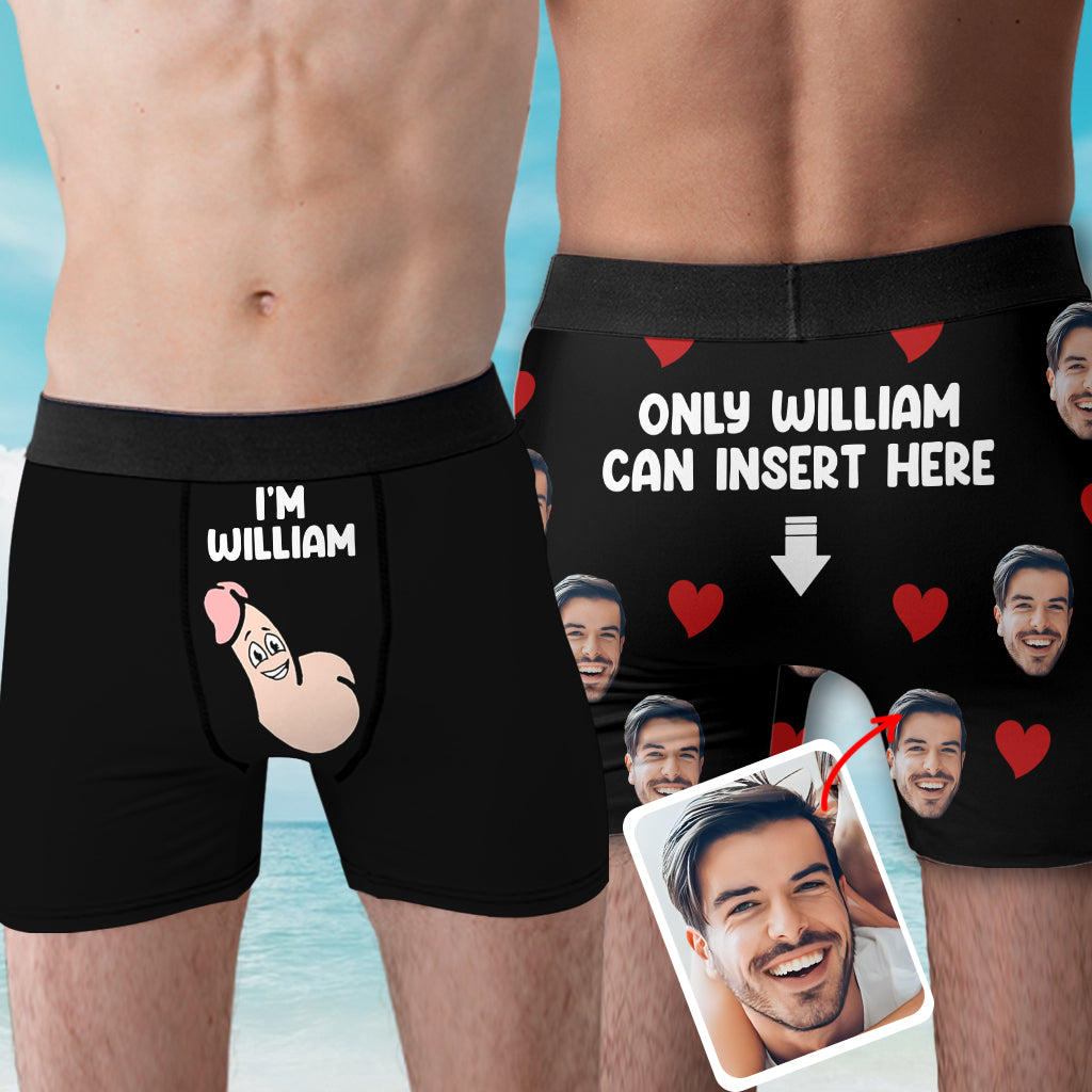 Seul vous pouvez l'insérer - Boxers pour hommes personnalisés de soutien LGBT