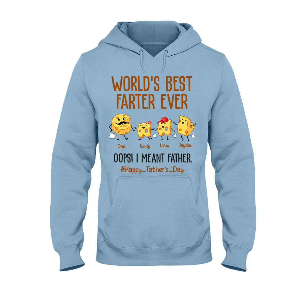 World's Best Farter Funny Cheese - Personalized Father T-shirt And Hoodie