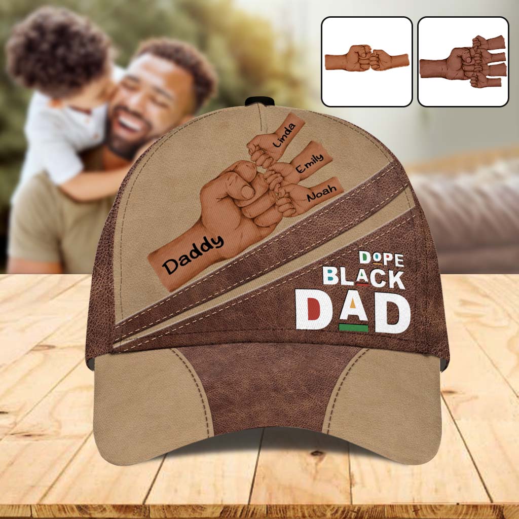 Papa le plus cool - Casquette classique afro-américaine personnalisée