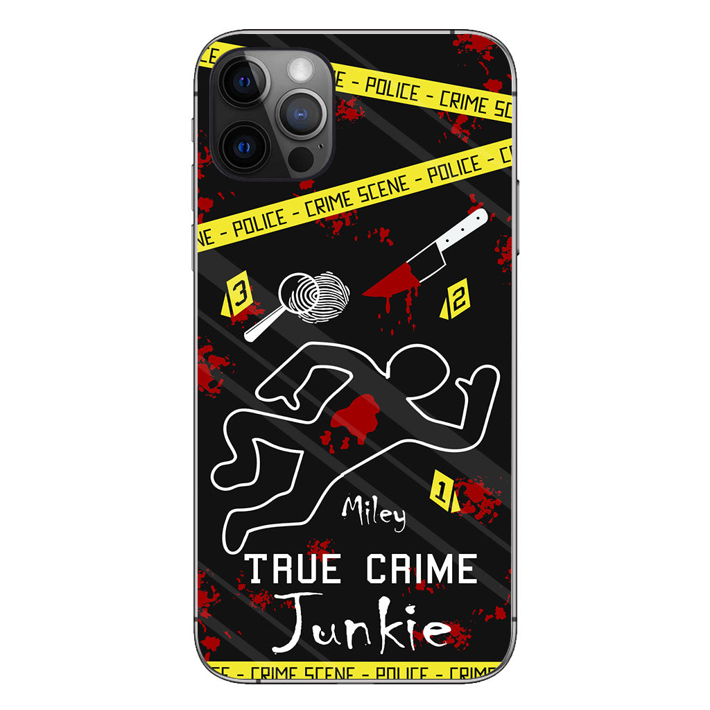 True Crime Junkie – Personalisierte Handyhülle