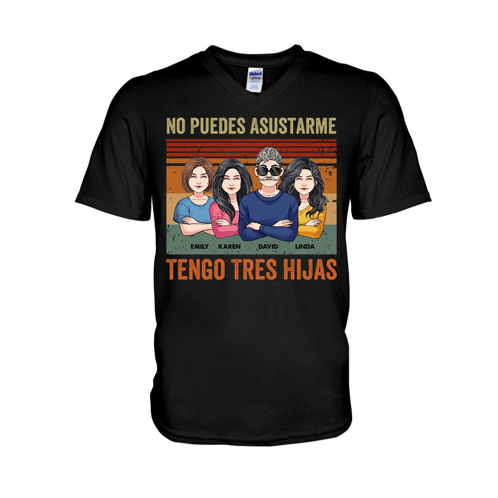 No Puedes Asustarme - Personalized Father T-shirt And Hoodie