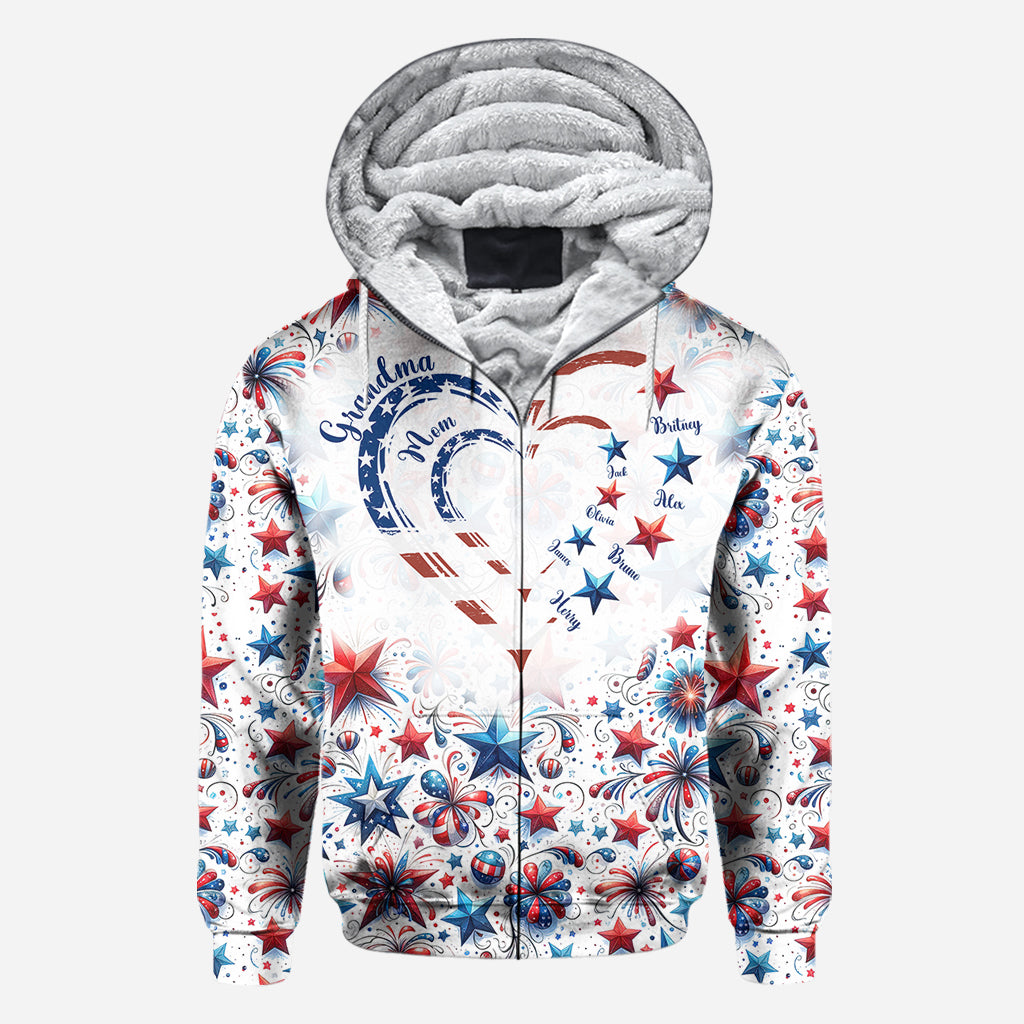 T-shirt personnalisé « Grand-mère américaine »
