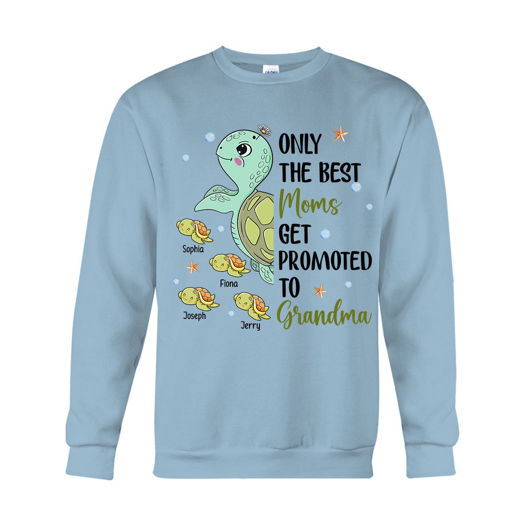 Seules les meilleures mamans deviennent grand-mères - T-shirt et sweat à capuche personnalisés pour grand-mère