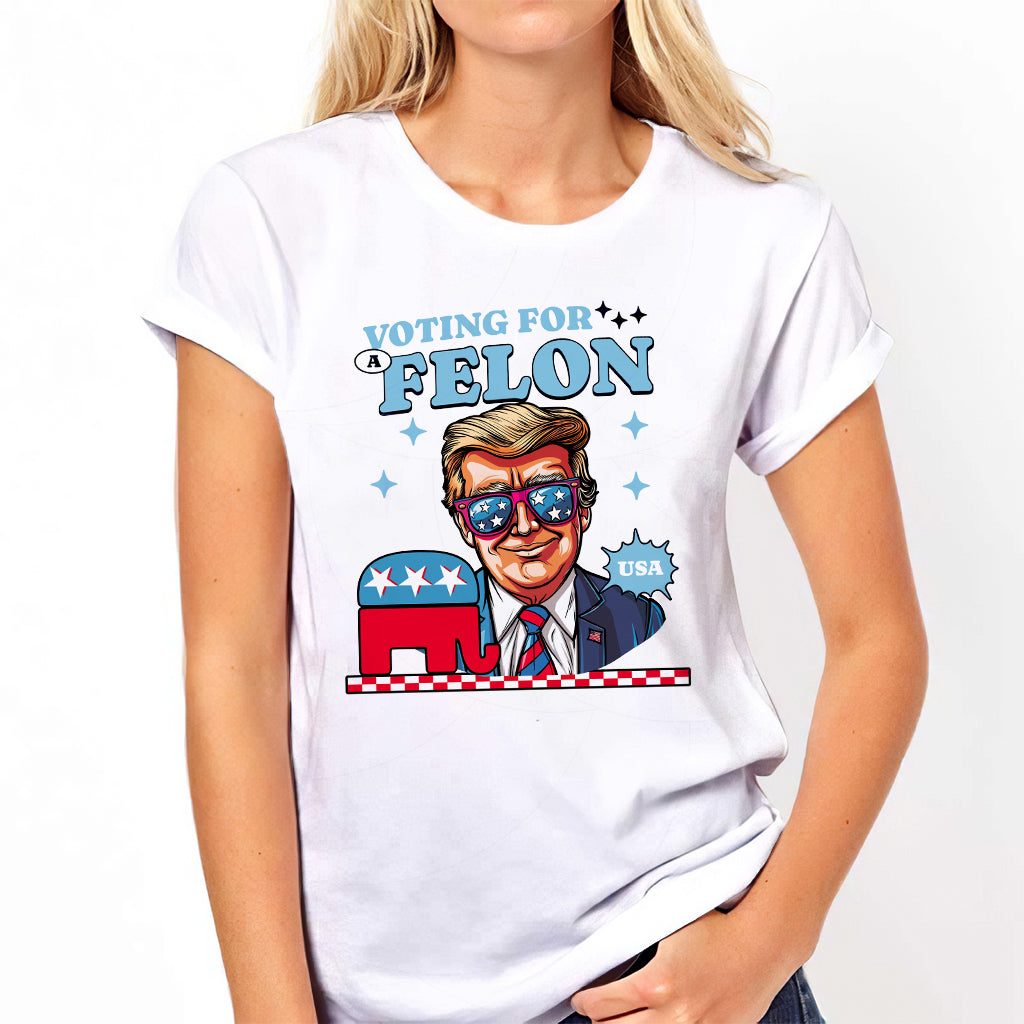 T-shirt « Votez pour un républicain criminel Donald Daddy », T-shirt Trump, T-shirt élections 2024, T-shirt « Soutenez Trump », T-shirt « Votez pour un criminel »