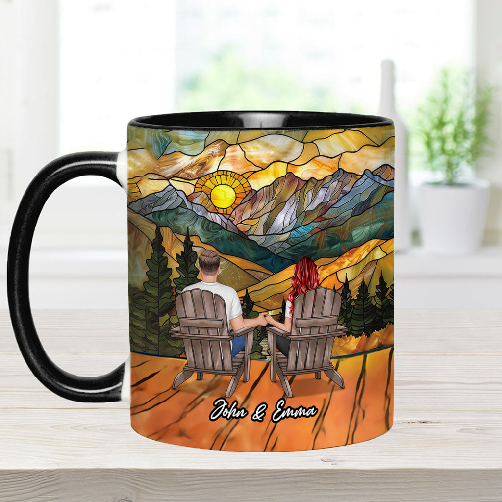 You And Me We Got This - Personalized Couple Accent Mug