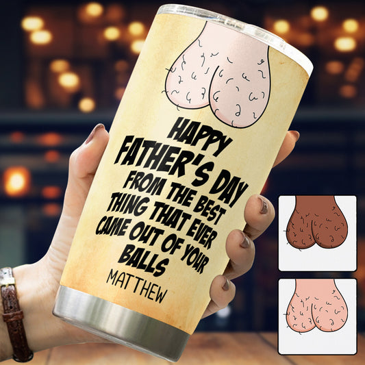 Happy Father's Day - Personalized Father Tumbler
