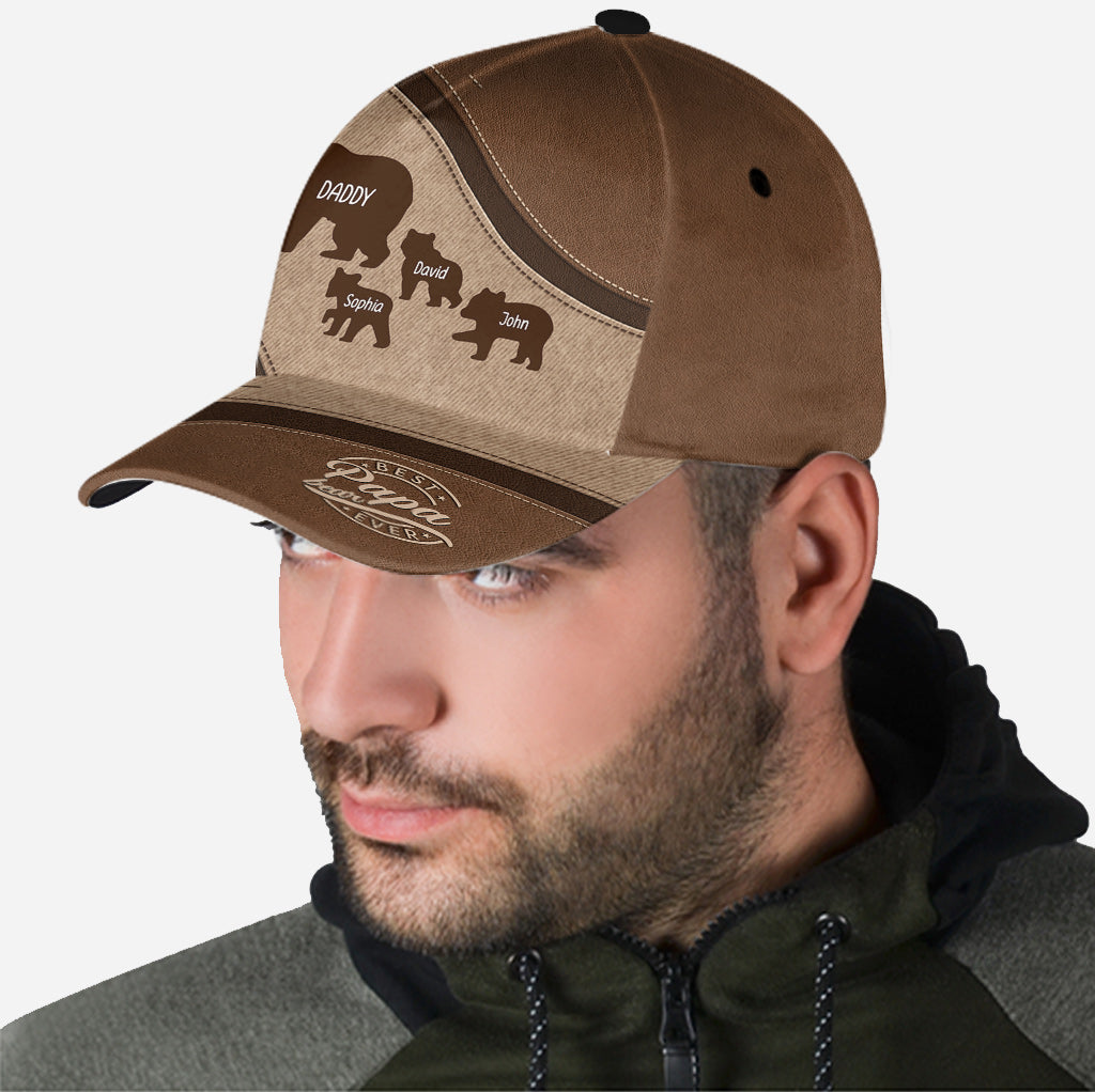 Papa Bear - Personalized Father Classic Cap