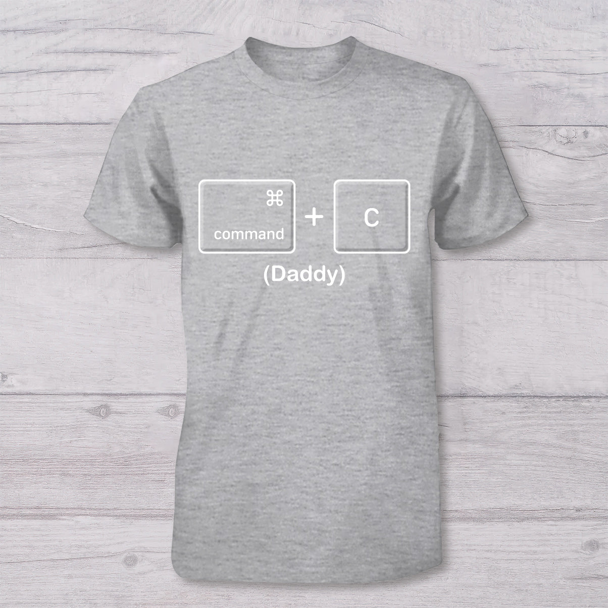 Copy Paste Like Father Like Son Daughter Funny - Personalized Father T-shirt And Baby Onesie