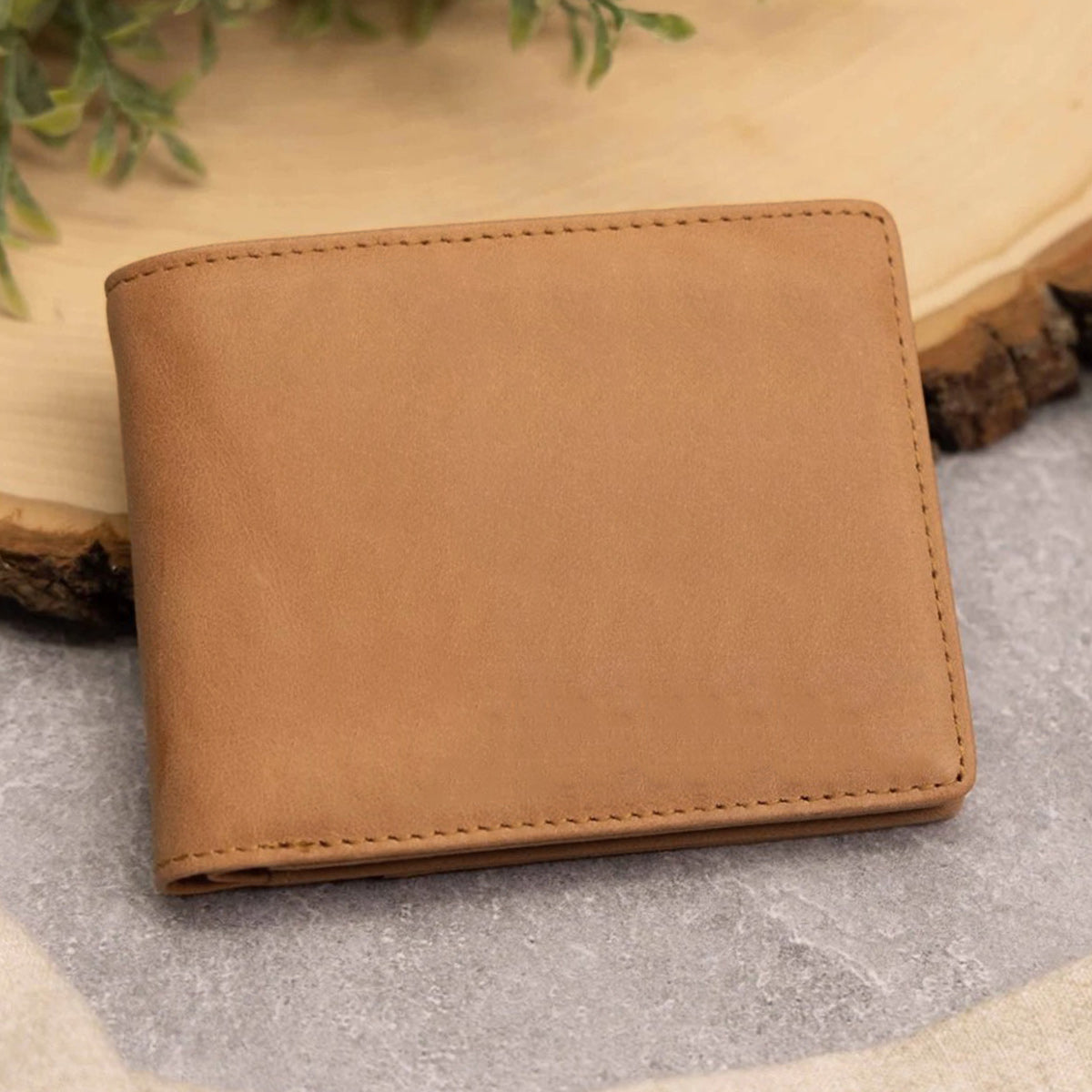 To My Son - Personalized Son Leather Wallet