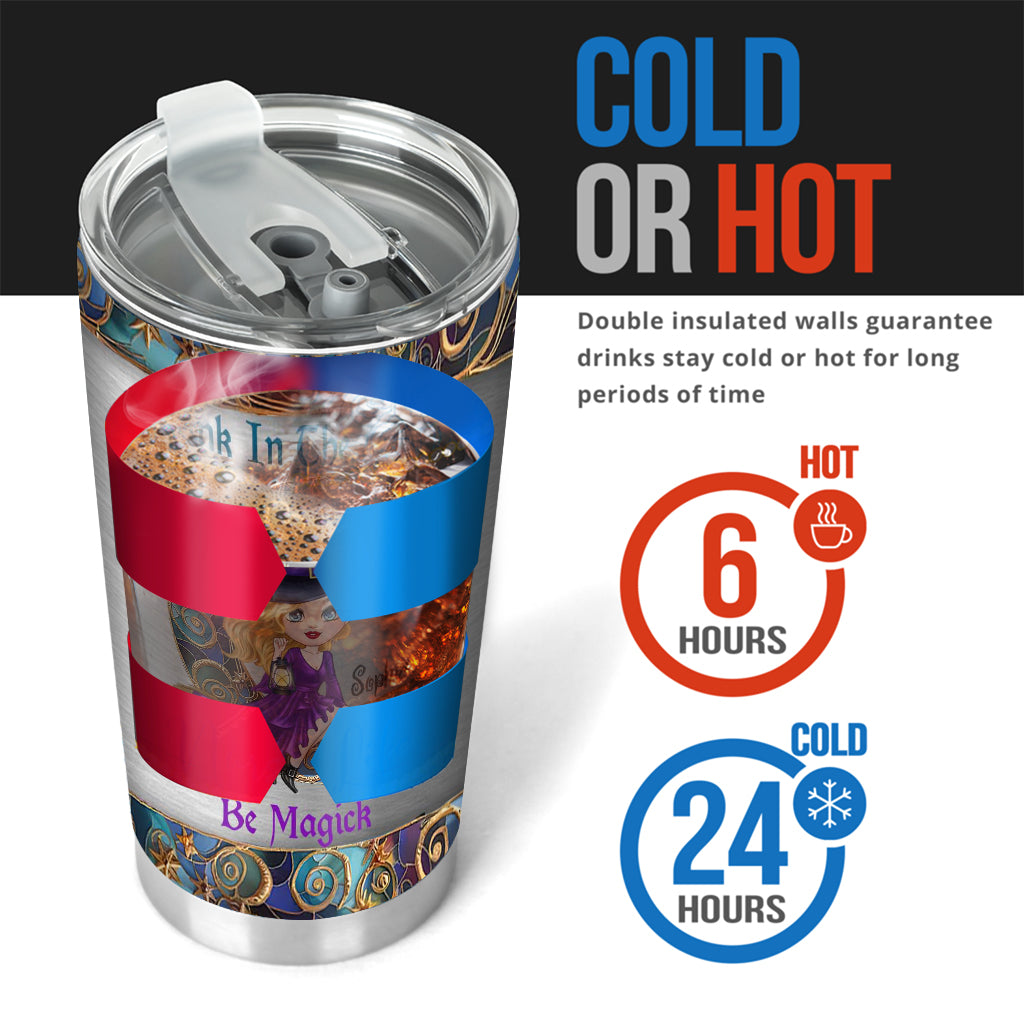 Drink In The Moon Be Magick - Personalized Witch Tumbler