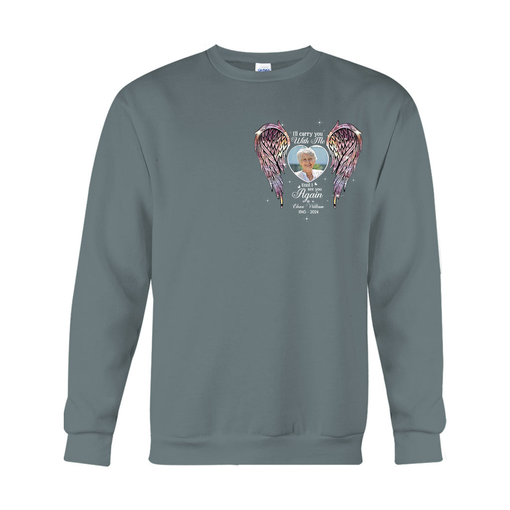 Memorial Wings Your Wings Were Ready But My Heart Was Not - Personalized Memorial T-shirt And Hoodie