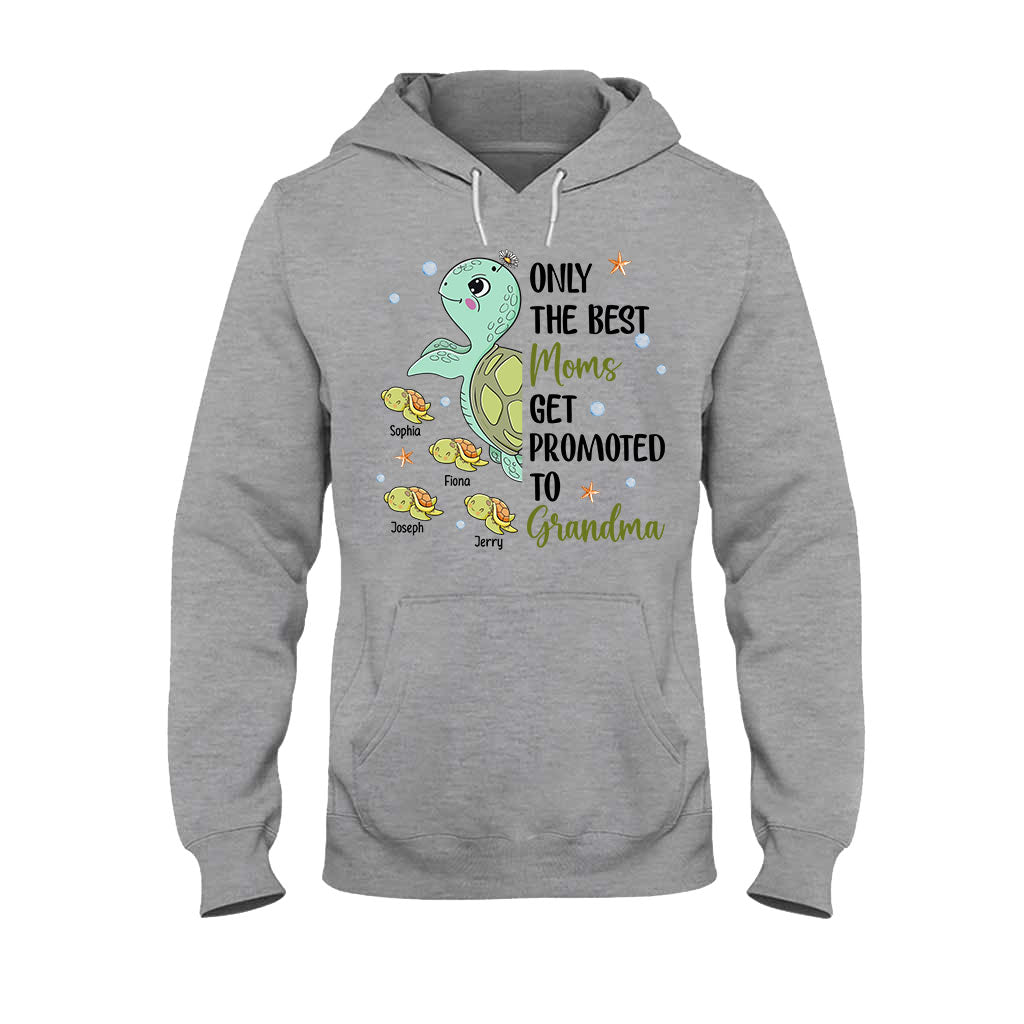Seules les meilleures mamans deviennent grand-mères - T-shirt et sweat à capuche personnalisés pour grand-mère