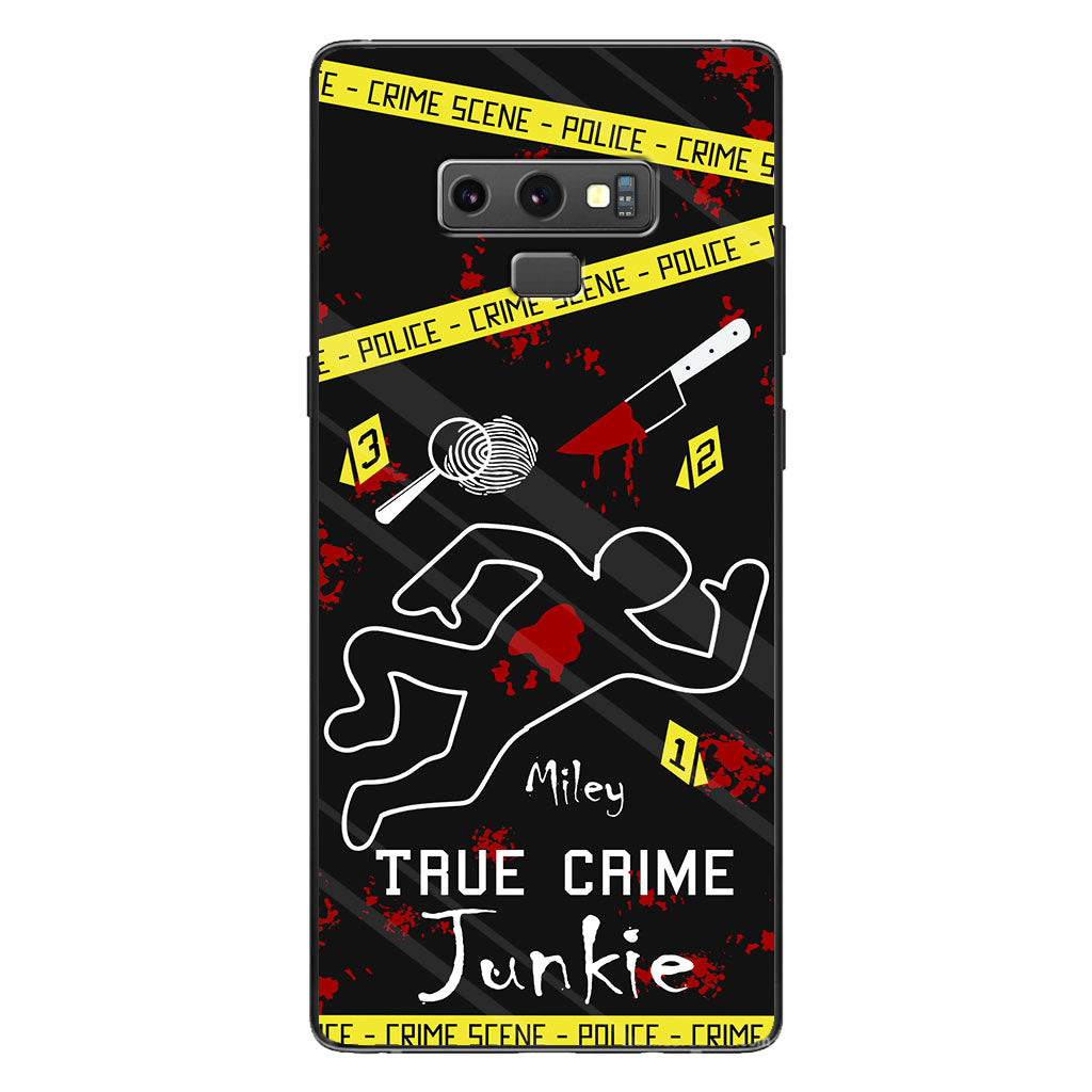 True Crime Junkie – Personalisierte Handyhülle