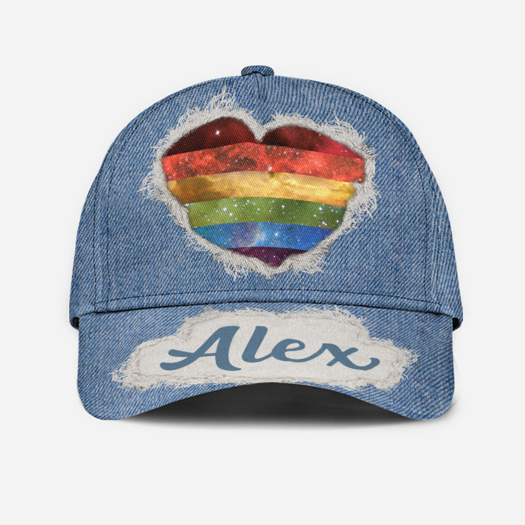 Pride Rainbow Galaxy – Personalisierte klassische LGBT-Unterstützungskappe