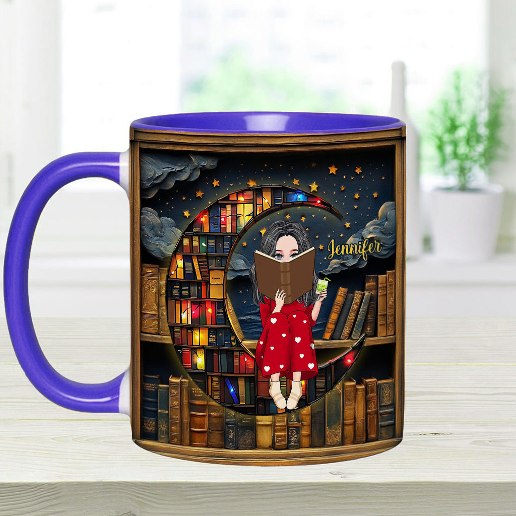 Mug personnalisé « Juste une fille qui aime les livres »